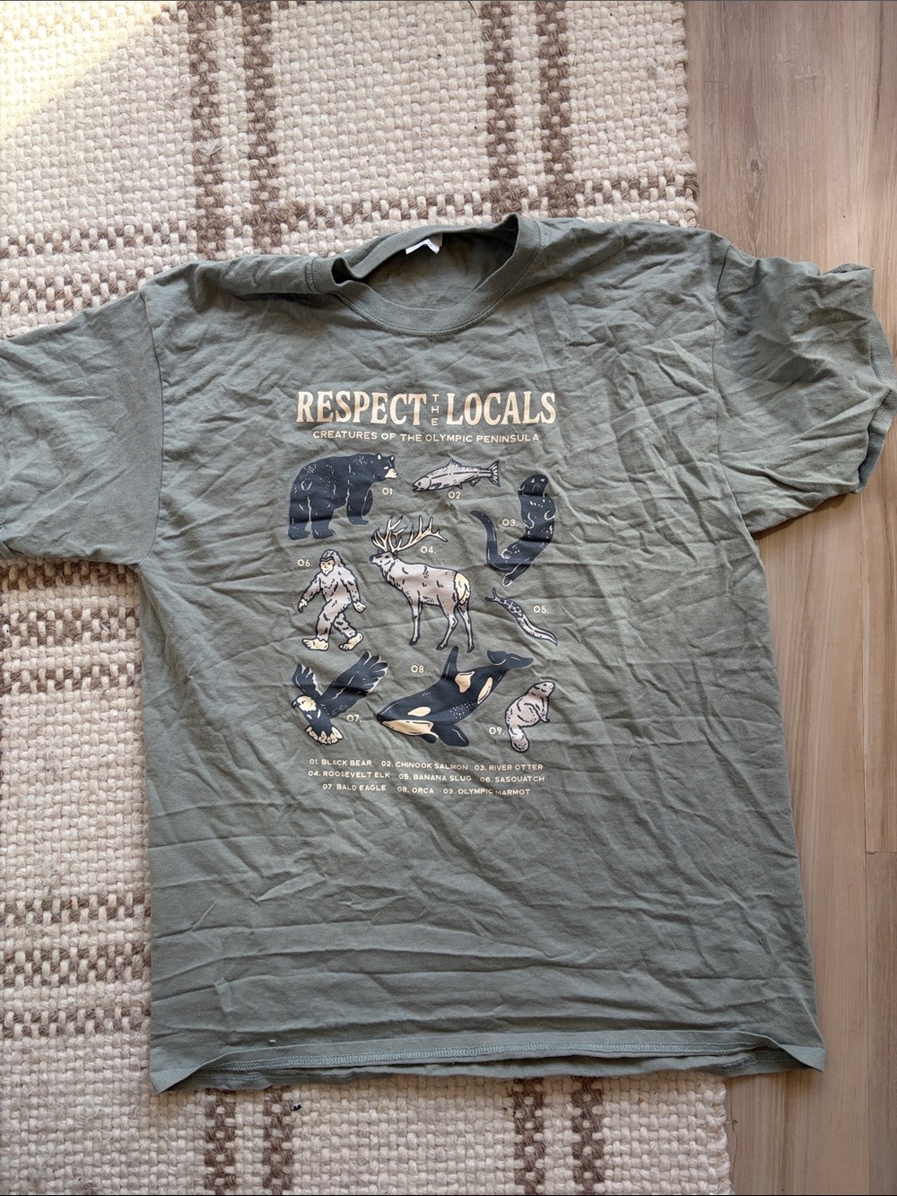 Respect the Locals Olympic National Park shirt